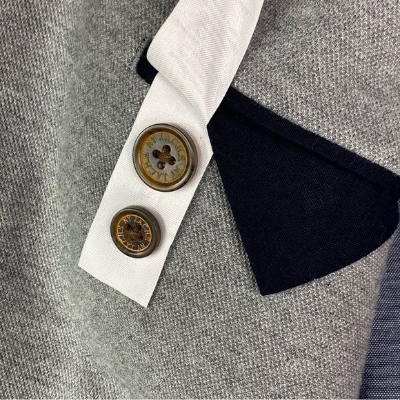 JACHS Quinn Pique Cotton Blend Grey Blazer Sport Coat, Stitch Fix - Picture 10 of 10